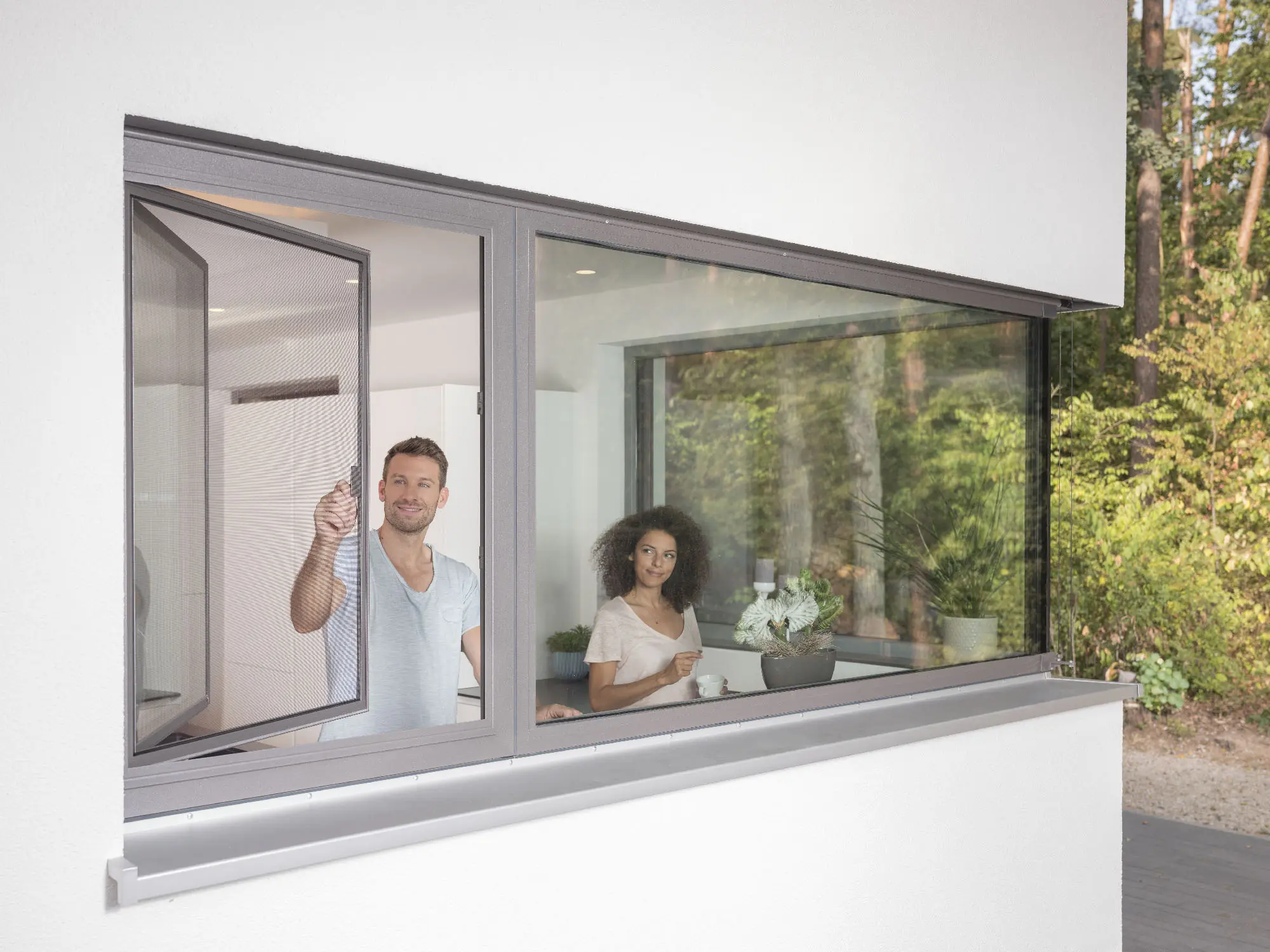 Draairaam met hor: insectenwering op maat